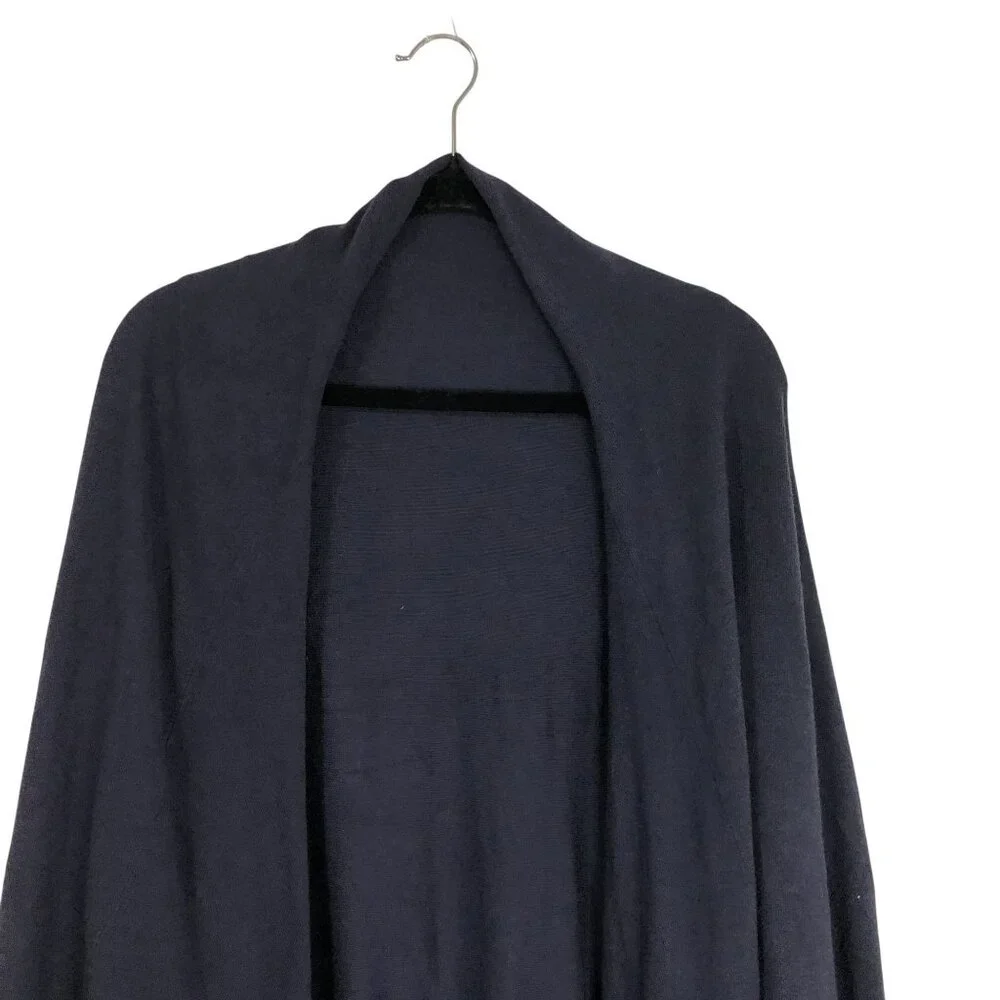 Love Stitch Fringe Knit Shawl Wrap With Open Front One Size Wommens